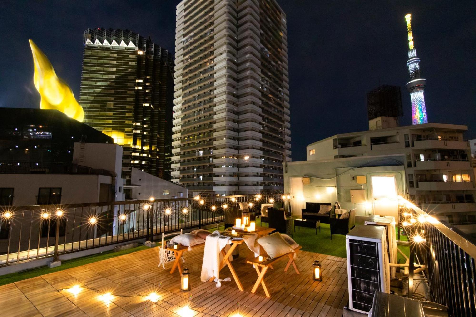 Meee Asakusa3F4F 浅草徒歩3分 140平米max22名 無料駐車場 屋上絶景 渋谷直通 東京都 エクステリア 写真